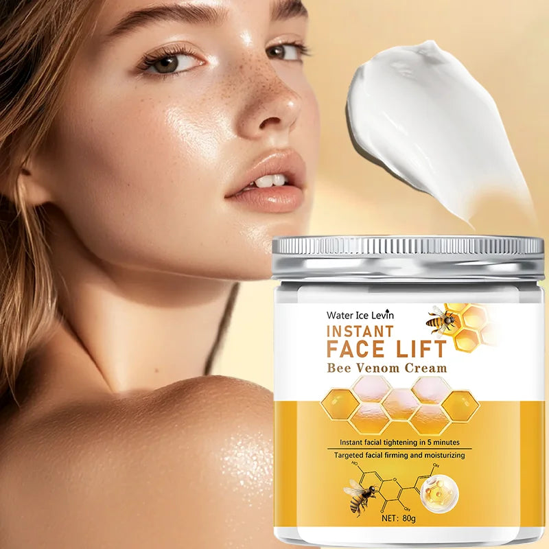The Pestless Bee Venom Instant Facial Lifting Cream, Moisturizing, Vitamin B3, Hydrating Acid and Honey, Suitable for All Skin Types, Firming, Lifting and Smoothing Skin