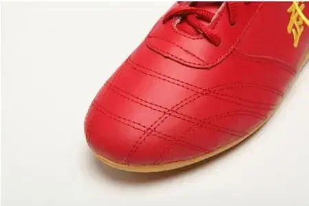 Men Woman Genuine Leather Wushu Tai Chi Kungfu Glamorous Shoe Routine Martial Arts Shoes Professional Competition Shoes big 46