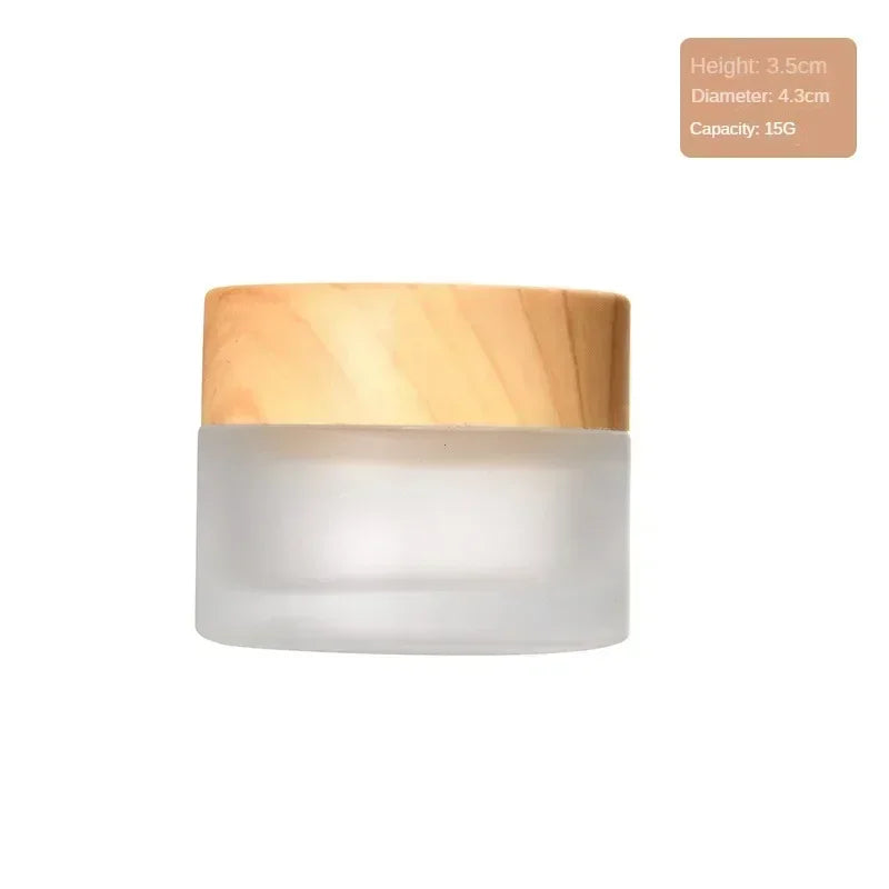 Lotion Refillable Glass Bottle Storage Eye Cream Sealed Dispenser Facial Mask Cosmetic Jar Container Personal Care Travel Set