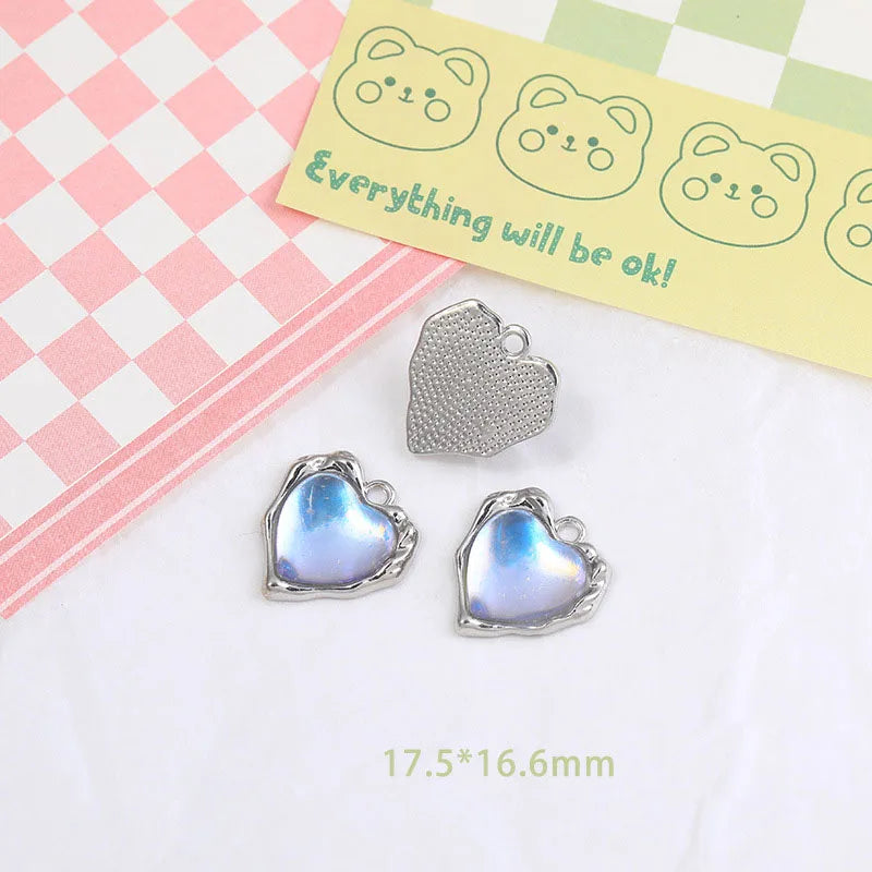 Wholesale Y2K Silver Charms for Jewelry Making Accessories DIY Pendant Necklace Bracelet Earring Women Girl Luxury Female Gift