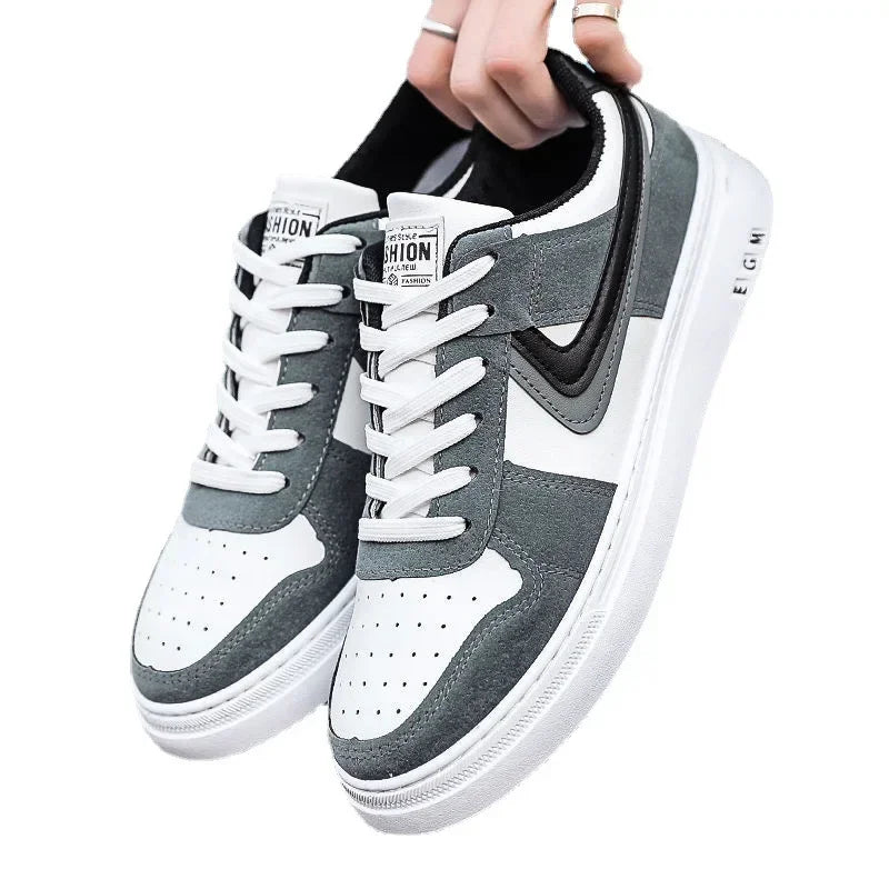 2025 Spring New Men's Sneakers Fashion Casual Board Shoes for Men's Lace Up Versatile Trendy Man's Sports Shoes Flat Bottom