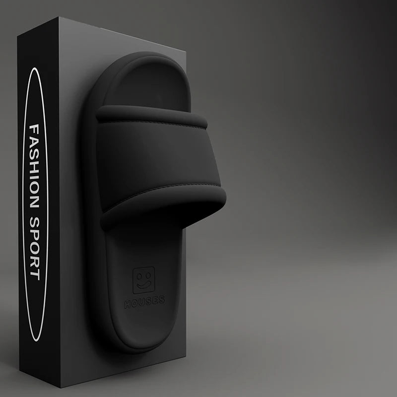 New Men's Slippers EVA Non-slip Bathroom Slipper Soft Comfortable Home Summer Sandal Indoor Bathroom Slippers Male Shower Shoes