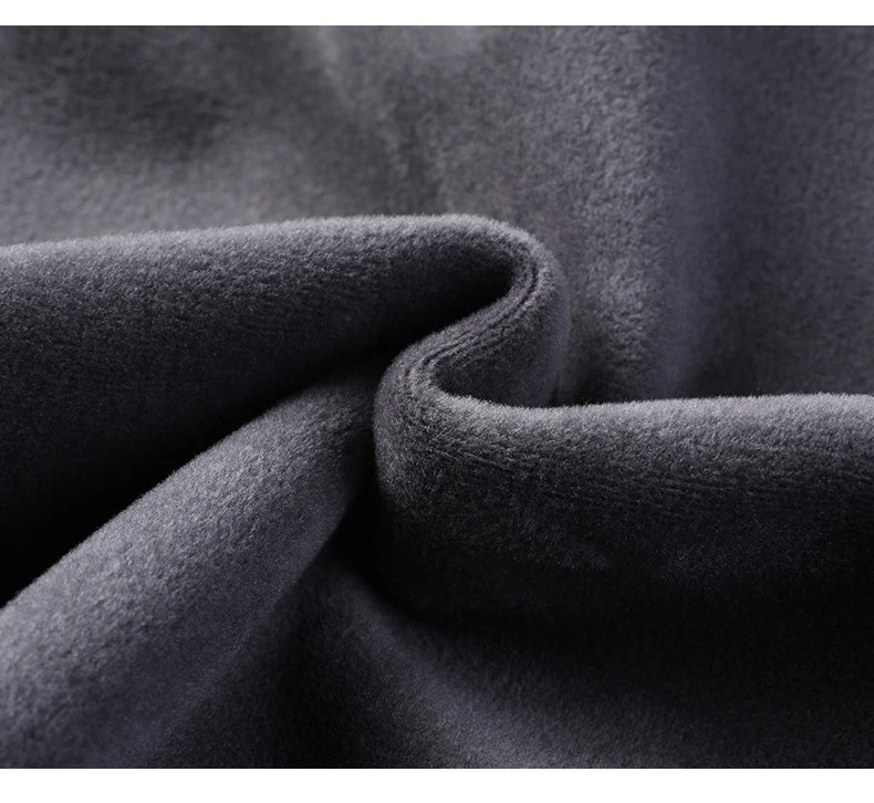 Men's Long Sve Fce Lined Knitted irt Busin Casual Sle Winter Warm Top Fake Two-Piece Design Comfortable Fit