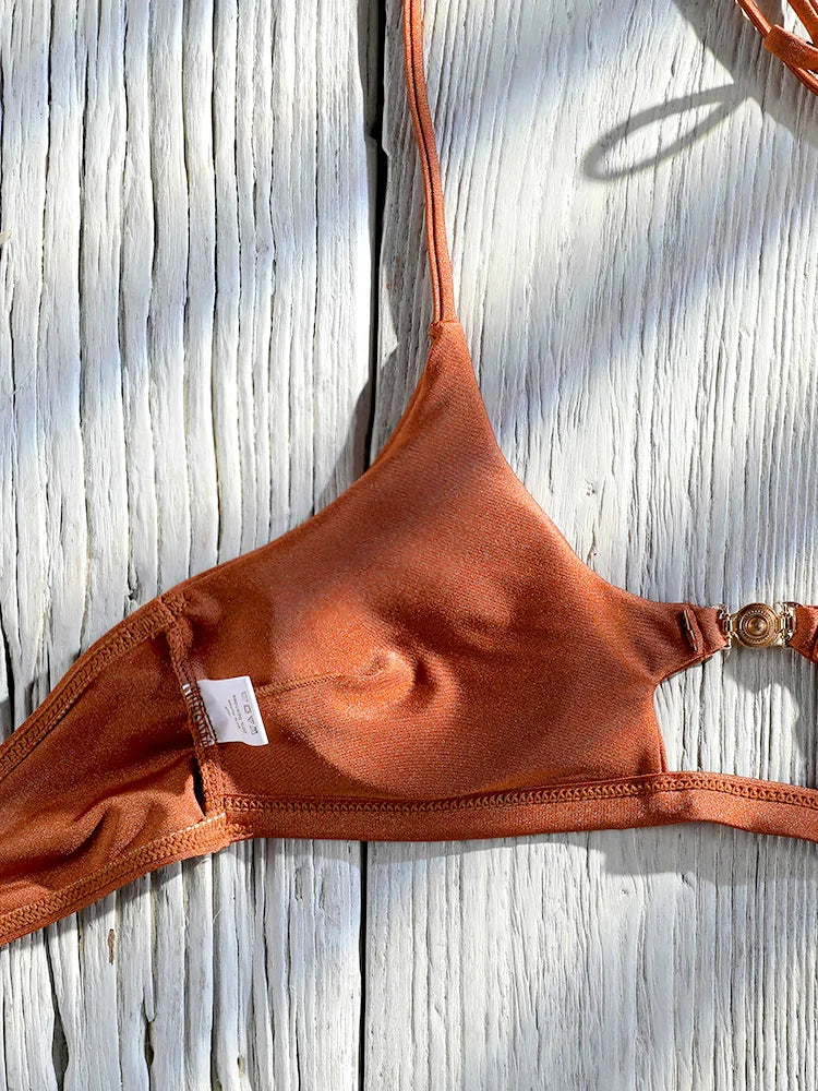 Miyouj Bandage Swimwear Summer Swimsuit High Cut Bikini Set Solid Sexy 2-Piece Suit New Bathsuit Hollow Out Thongs Beachwear