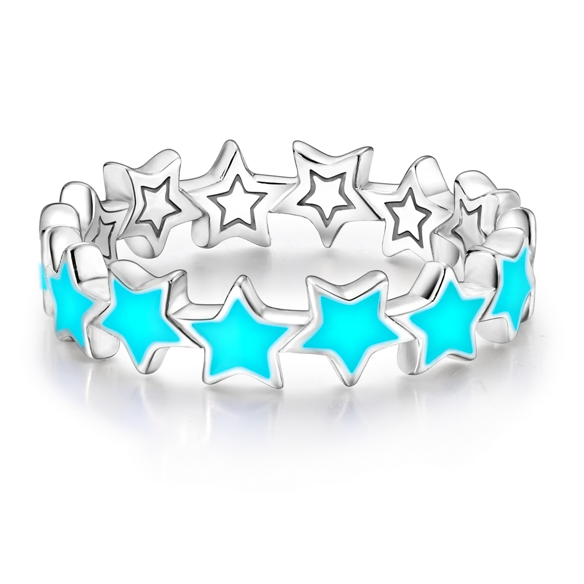 Silver Plated Women Luxury Stackable Ring Real Infinite Flower Daisy Fine Jewelry Rings For Engagement Weddling Party