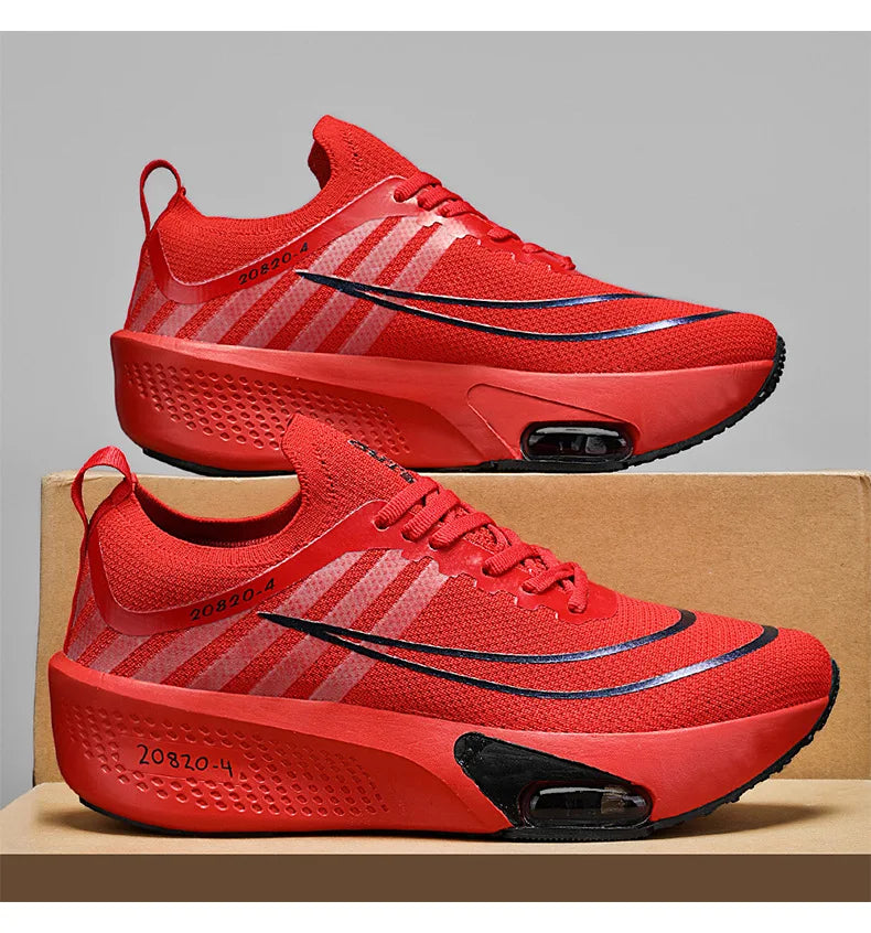 NEW Running Shoe Air Cushion Speciality Marathon Men Sports Breathable Lightweight Women's Comfortable Athletic Nonskid Sneakers