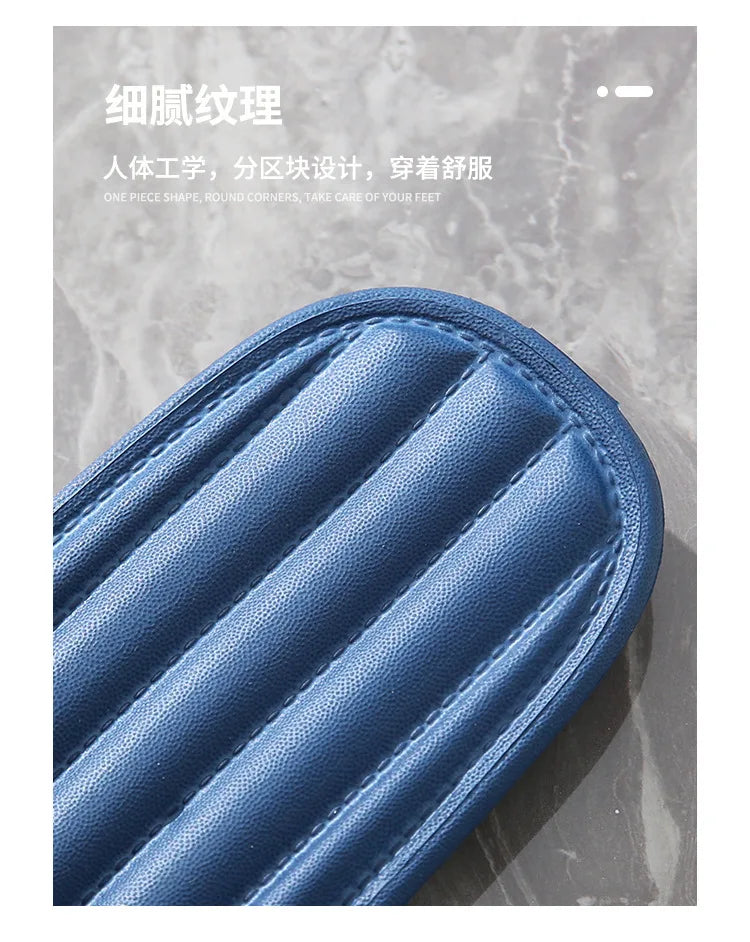 2025 Men's Summer Slippers for Home Use Women's Indoor Non Slip Shower Home Use EVA Soft Bottom Couple's Bathroom Slippers