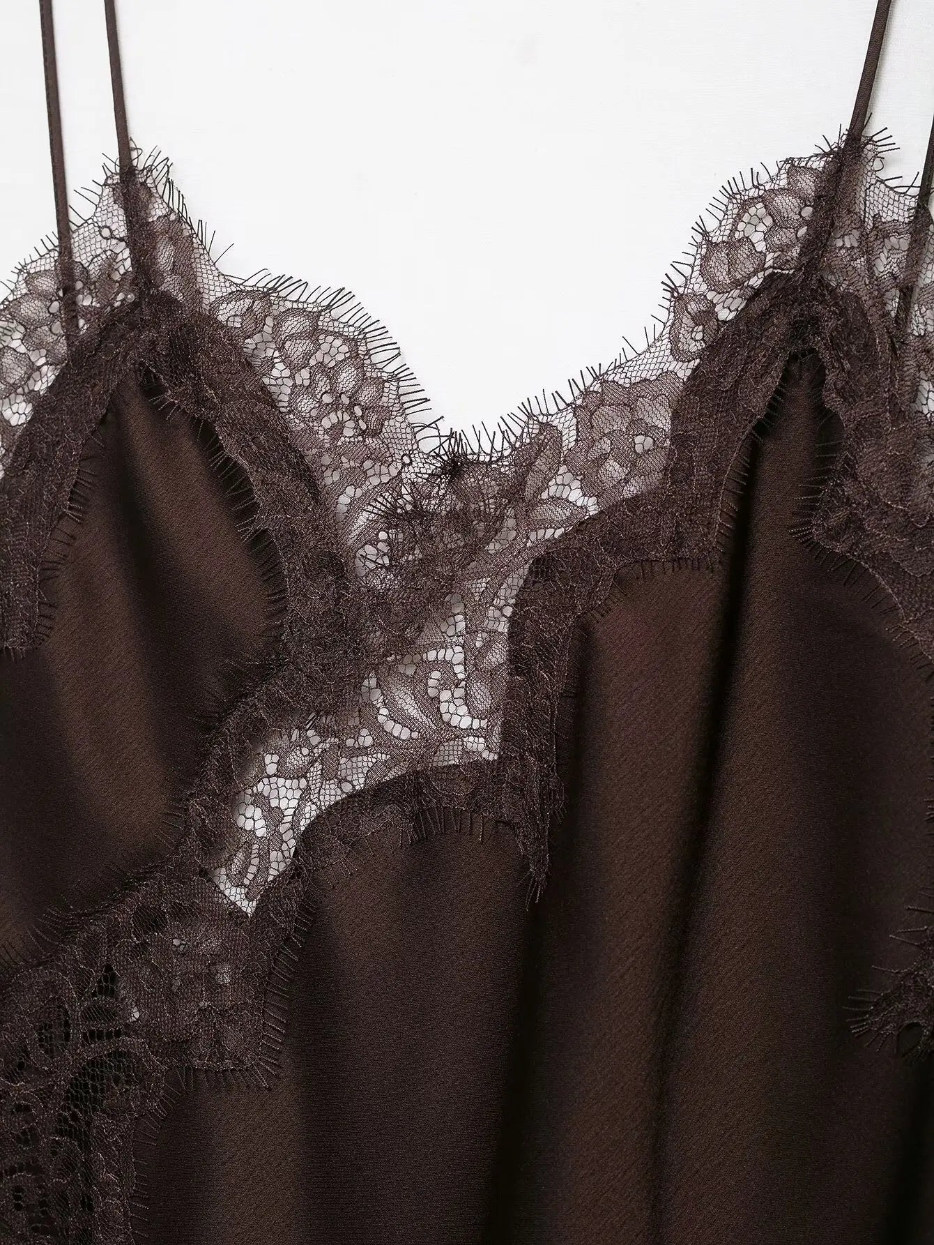 Satin Sexy Lace Spliced Short Sling Dress Women Sleeveless Backless Asymmetric Sexy Party Dresses 2025 Summer Lady Dress ﻿