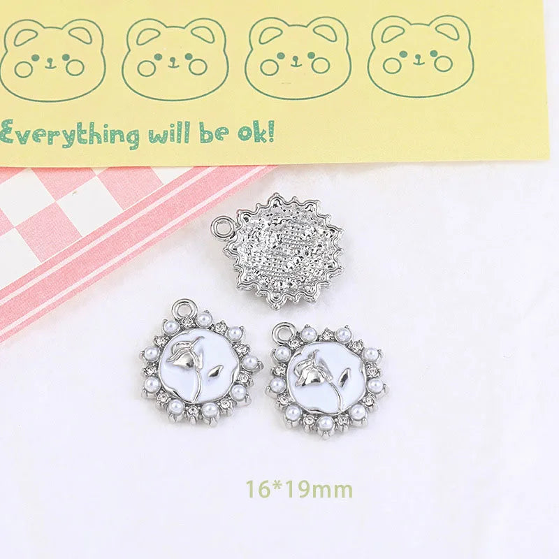 Wholesale Y2K Silver Charms for Jewelry Making Accessories DIY Pendant Necklace Bracelet Earring Women Girl Luxury Female Gift