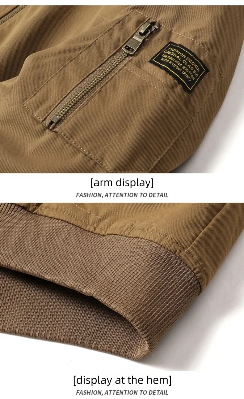 Men's Winter Cotton Jacket, Versatile Casual Stylish Windproof Warm Stand - Collar Coat