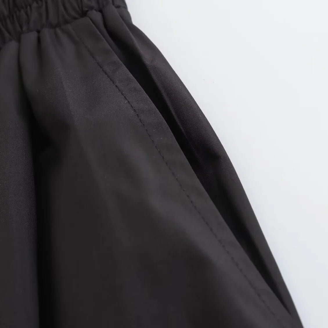 BSAY Women's Fashion Spring New Black Wide Pleated Swing Vintage Chic Female High Waist  Elegant A-line Long Skirt Mujer