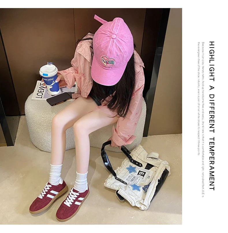 Women Tennis Sneakers Flats Ladies Fashion Mixed Colors Lace-up Vulcanized Shoes Spring Autumn Woman Outdoor Trainers Footwear