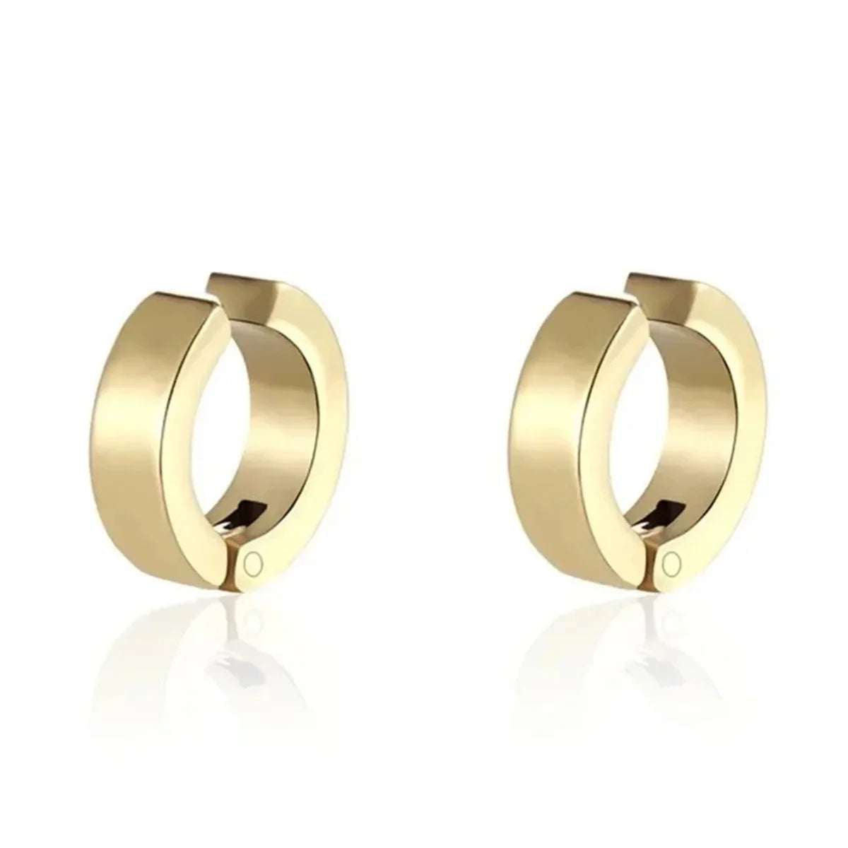 2pcs Punk Mens Strong Magnet Magnetic Ear Stud Set,Non Piercing Cross Clip-on Earrings Suitable Gifting Boyfriend Lover Jewelry