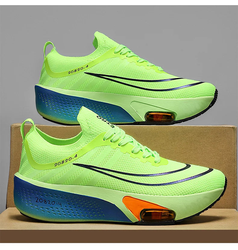 NEW Running Shoe Air Cushion Speciality Marathon Men Sports Breathable Lightweight Women's Comfortable Athletic Nonskid Sneakers