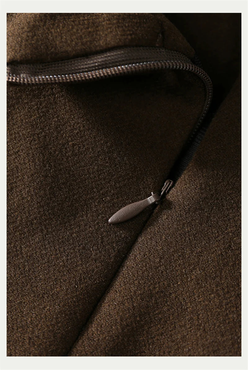 New Spring Autumn Fashion Skirt Women Elegant High Waist Solid Color A-line Casual Midi Skirts Office Lady Women's Clothing