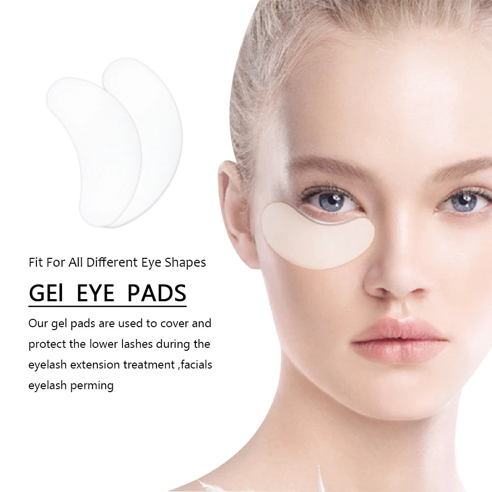 500 Pairs Wholesale Eyelash Extension Supplies Paper Patches Grafted Eye Stickers Under Eye Pads Eye Tips Sticker Lash Eyepatch