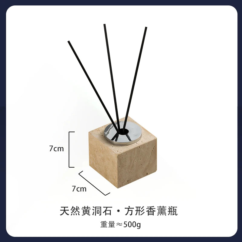 Vintage Rock Wind Cave Ceramic Lotion Bottle Bathroom Shampoo Body Wash Split Empty Bottle Cotton Bumb Box Aromatherapy Bottle