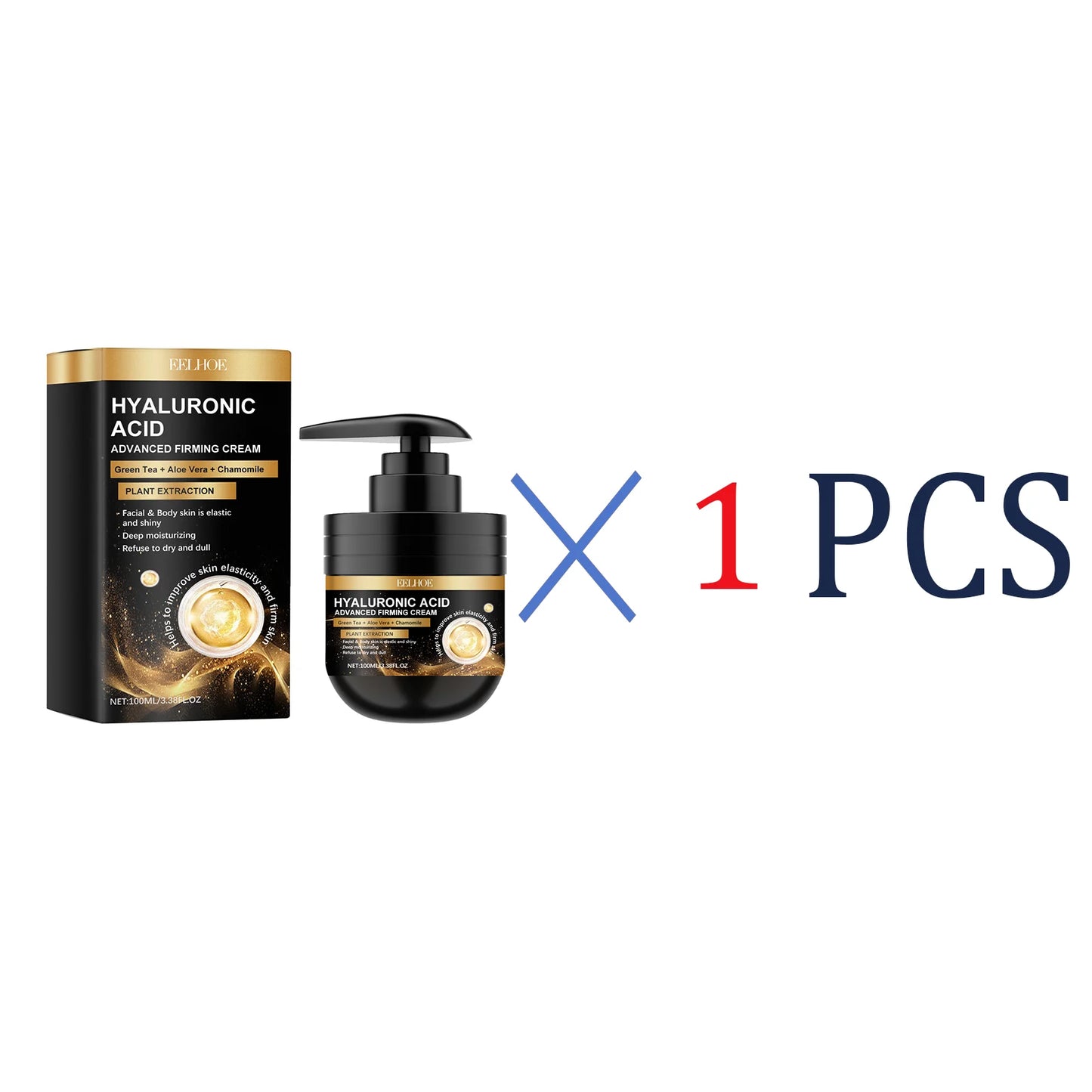 Hyaluronic Acid Firming Face Cream 100ml Intense Moisturizing Anti Aging Cream For Dry Skin Hydrating Wrinkle Reduction Cream