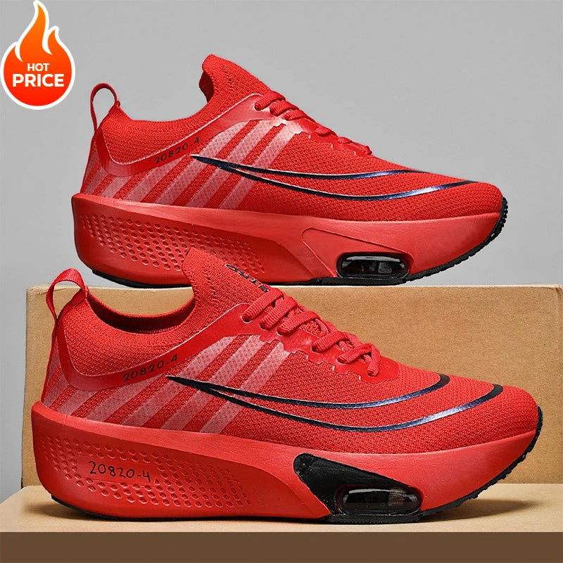 NEW Running Shoe Air Cushion Speciality Marathon Men Sports Breathable Lightweight Women's Comfortable Athletic Nonskid Sneakers