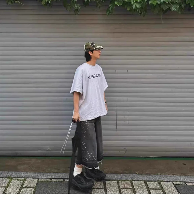 Kanye West Vultures Music Album Graphic YZY T Shirts Men Women Oversized T-shirts Male T-shirt Top Tees