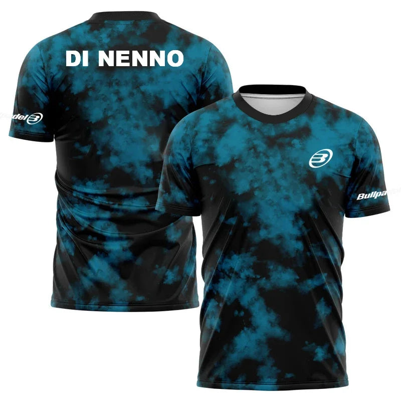 Men's Quick Drying Padel T-Shirt 2023 Breathable Tennis Short Sleeve Tops World Padel Fans T Shirts Fitness Running Sportwear