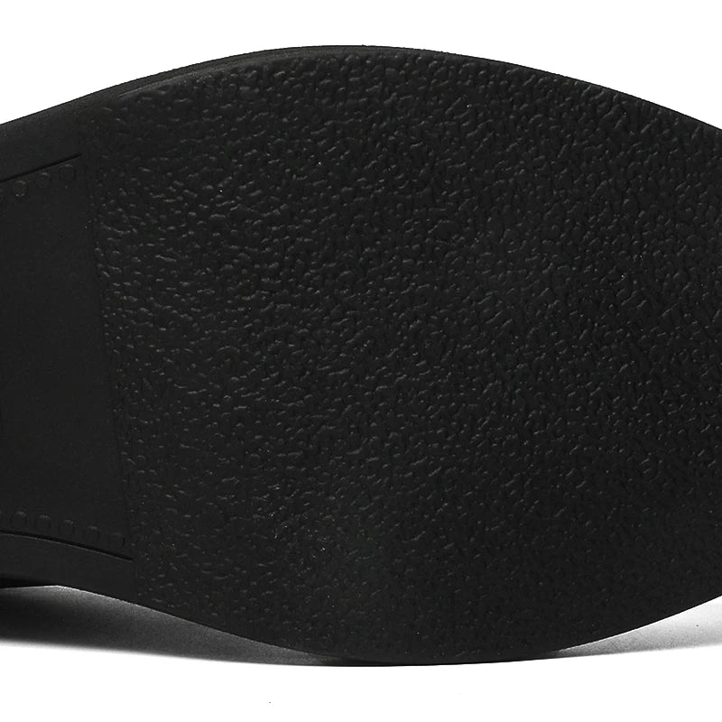 British Style Men's Leather Shoes Pointed Luxury Leather Dress Shoes Versatile Couples Interview Commuting Men's Casual Shoes