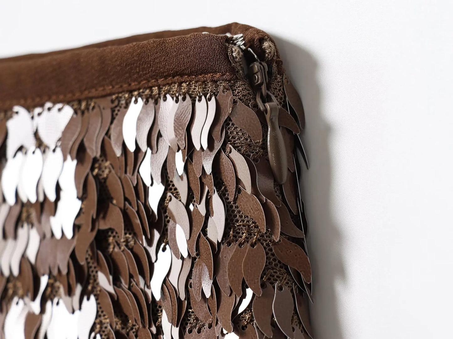 KONDALA Chic Y2K Sheath Sequined Sexy Brown Mini Skirt Club Fashion 2025 Sexy Birthday Shiny Night Party Music Streetwear Skirt