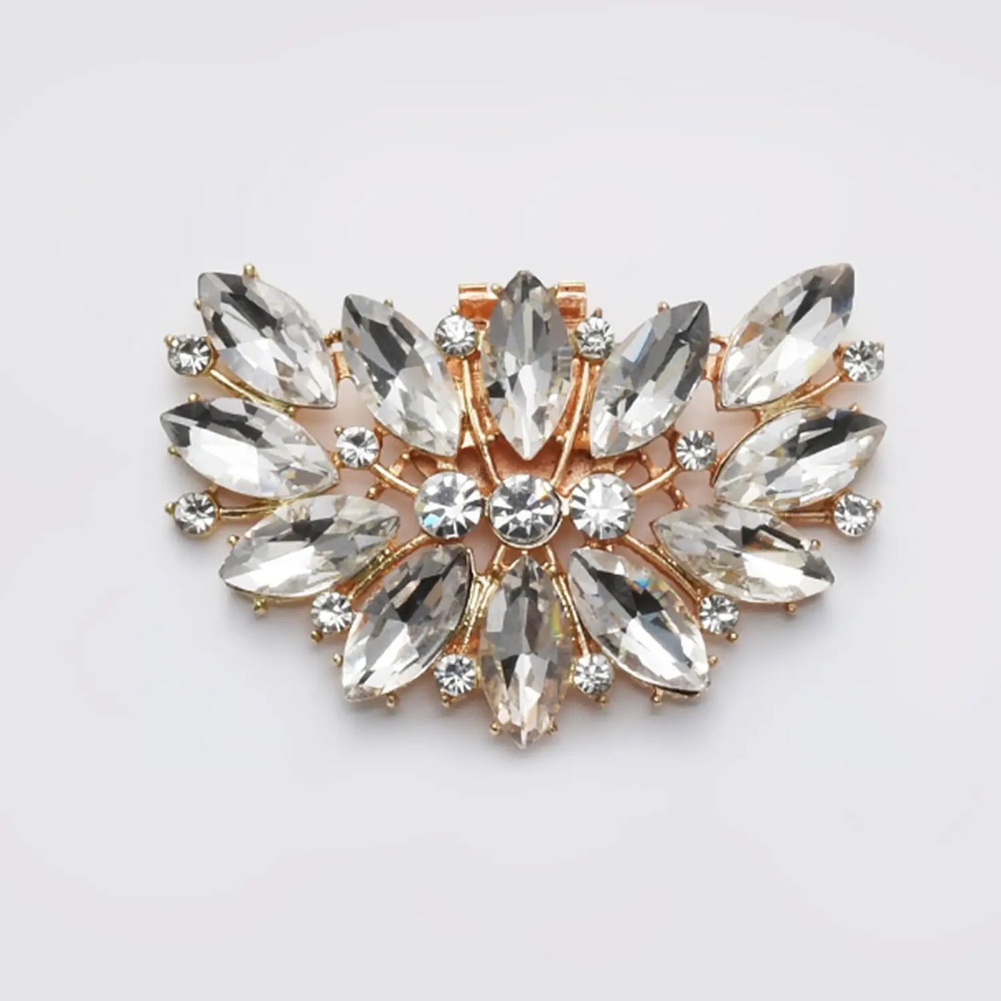 1PC Removable Lady Shoe Clips Wedding Bride Shoes Decoration Women High Heel Charms Jewelry Rhinestones Crystal Shoes Decoration