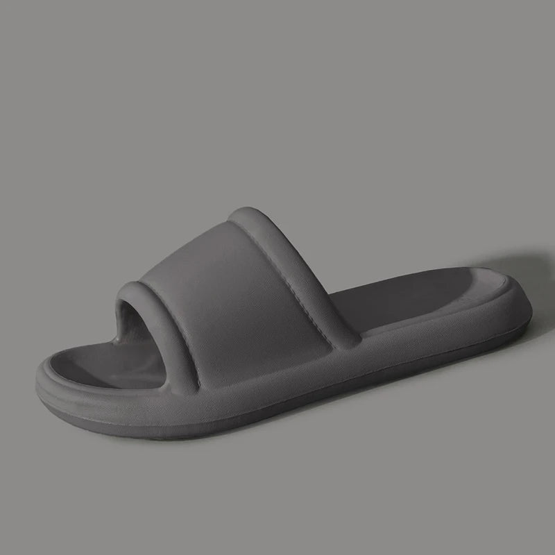 New Men's Slippers EVA Non-slip Bathroom Slipper Soft Comfortable Home Summer Sandal Indoor Bathroom Slippers Male Shower Shoes