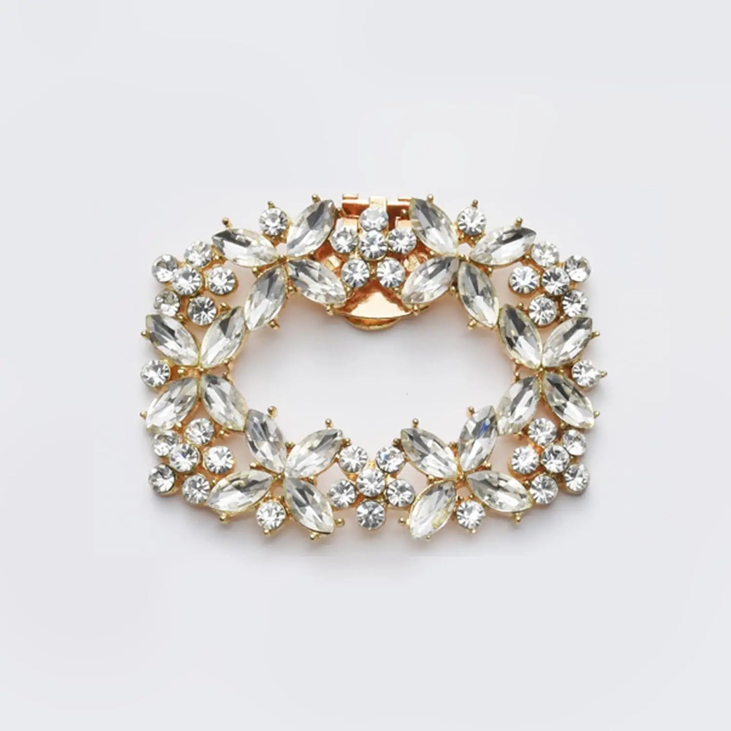 1PC Removable Lady Shoe Clips Wedding Bride Shoes Decoration Women High Heel Charms Jewelry Rhinestones Crystal Shoes Decoration