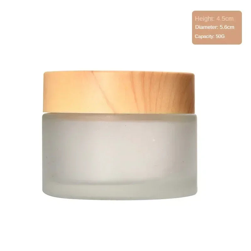 Lotion Refillable Glass Bottle Storage Eye Cream Sealed Dispenser Facial Mask Cosmetic Jar Container Personal Care Travel Set