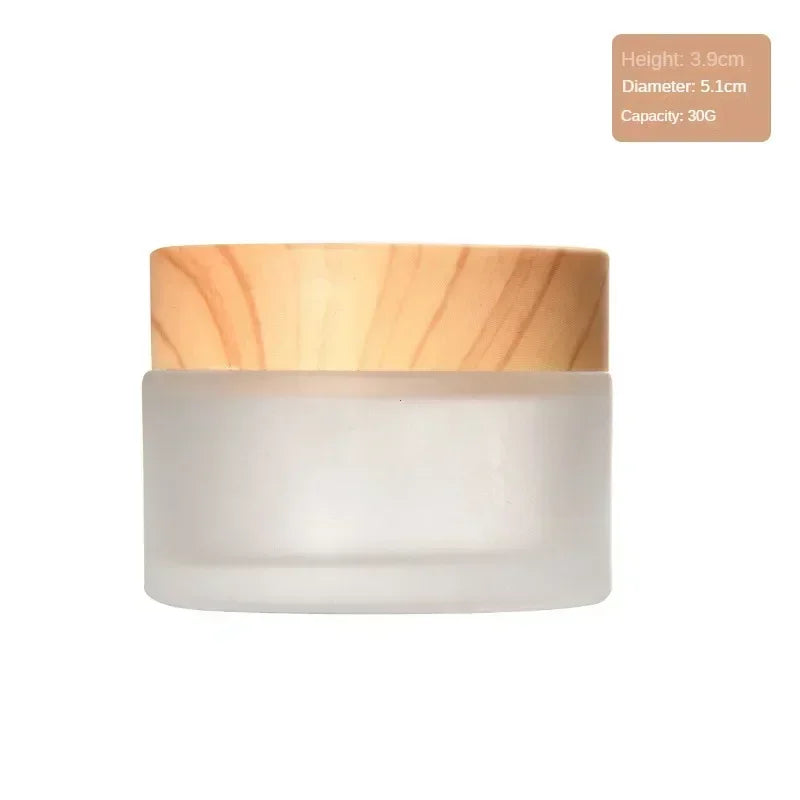 Lotion Refillable Glass Bottle Storage Eye Cream Sealed Dispenser Facial Mask Cosmetic Jar Container Personal Care Travel Set