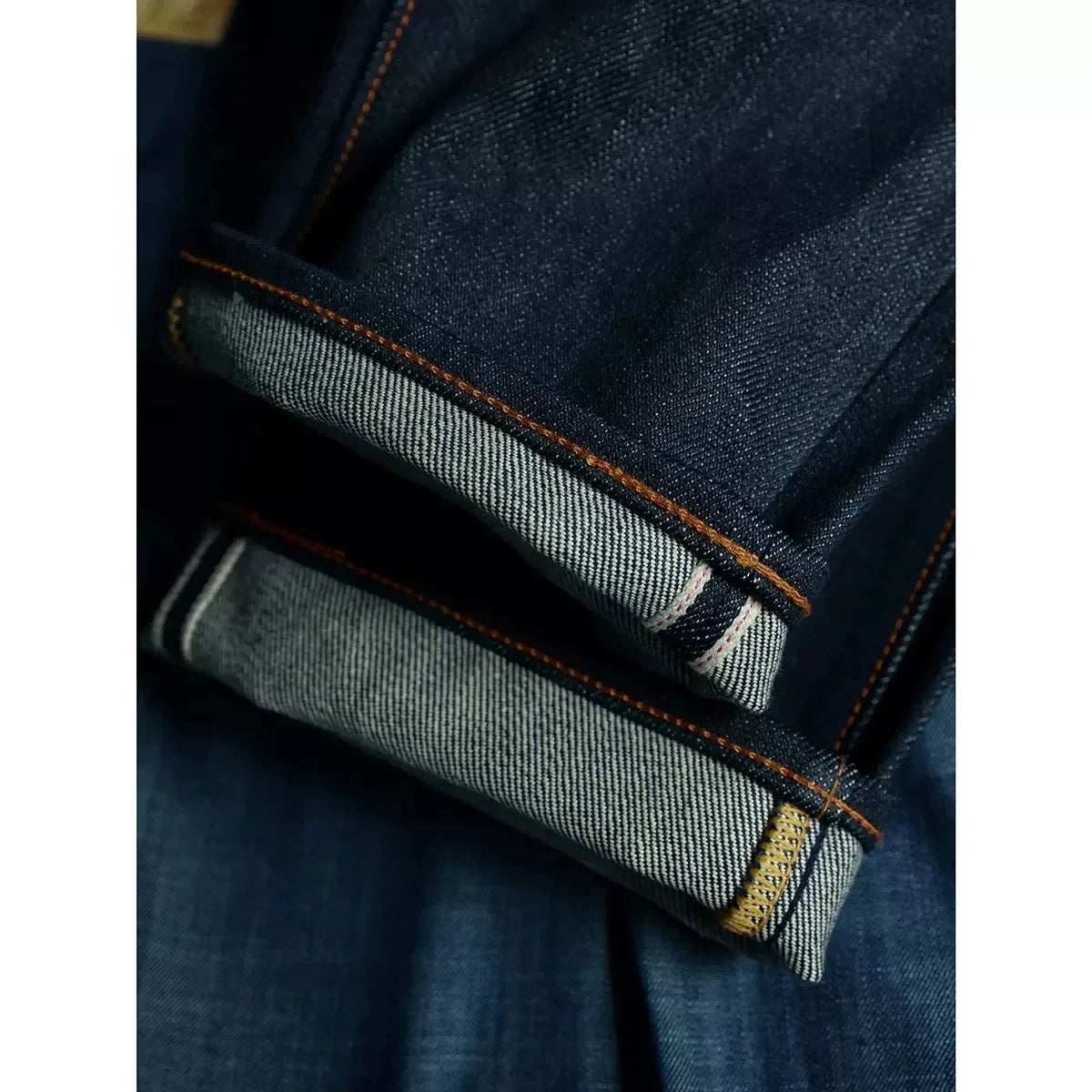 BOB DONG 23oz Extra Heavy Selvedge Denim Jeans Lot 35-3 Raw Denim Slim Straight Leg Pants