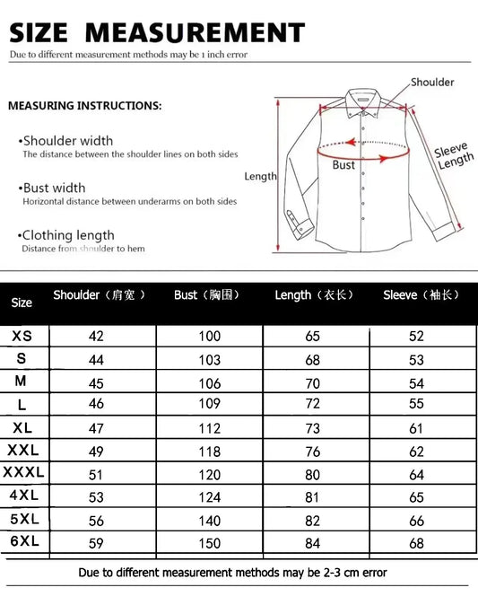 14 colors men's shirt slim fit business shirt fashionable and comfortable long sleeve shirt oversized size S-6xl