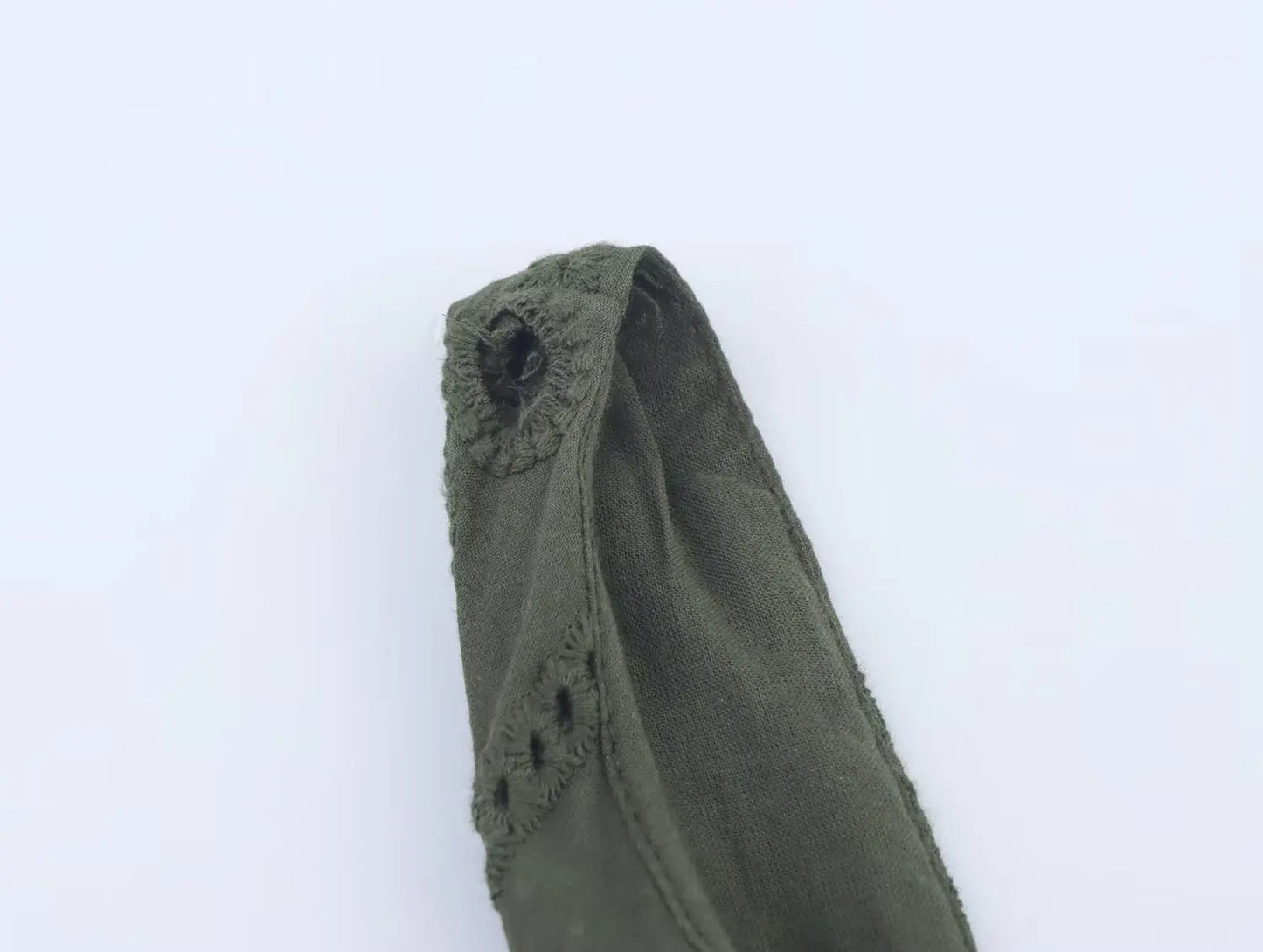 Women Embroidered Hollow A-line Dress Retro Lapel Backless Sleeveless High Waist Pleated Side Zipper Solid Color Midi Dress