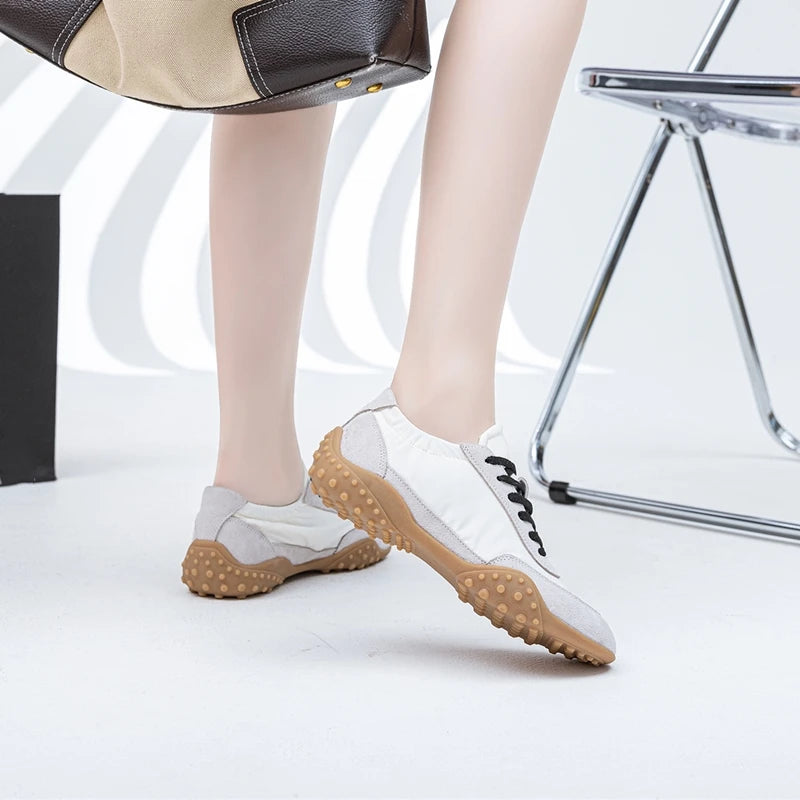 AIYUQI Women Sneakers 2025 New  Flat Non-slip Women's Moral Training Shoes Large Size Running Skateboarding Shoes For Women