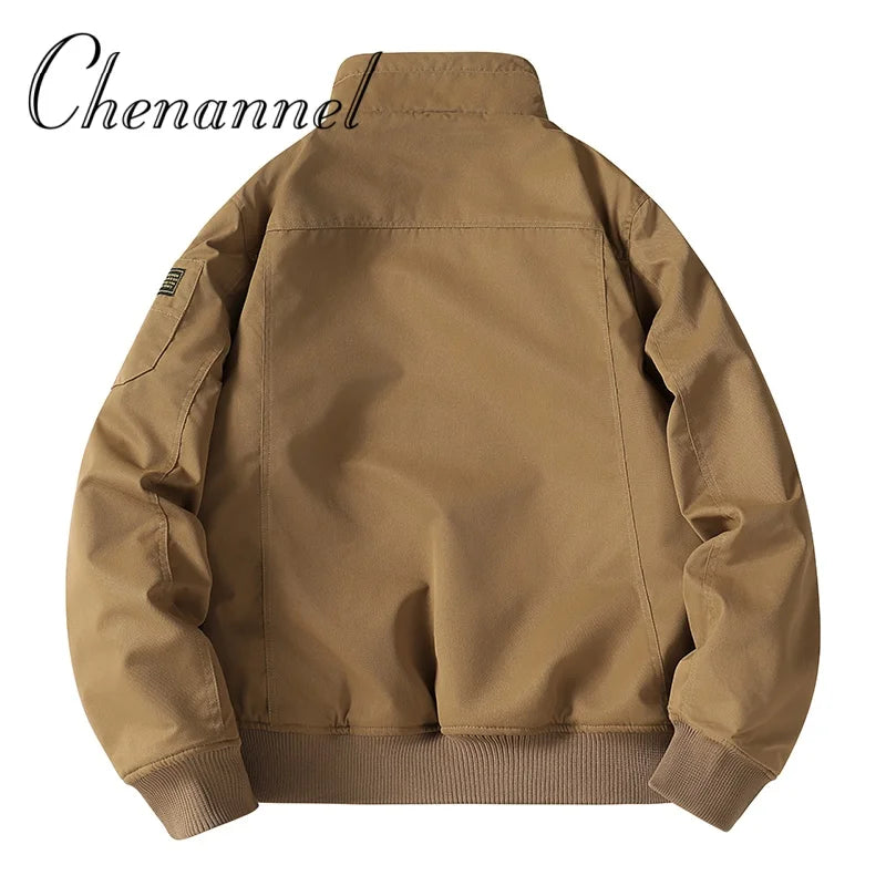 Men's Winter Cotton Jacket, Versatile Casual Stylish Windproof Warm Stand - Collar Coat