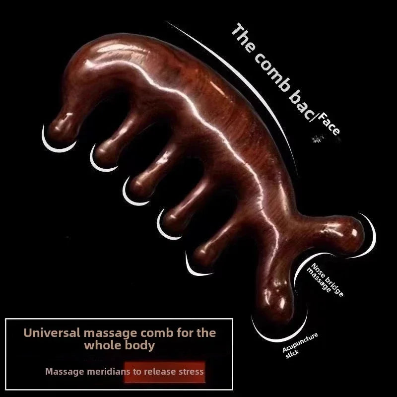 Specialized Round Head Massage Comb | Stimulate Scalp Circulation for Hair Growth | Anti-Static Wide Tooth Design