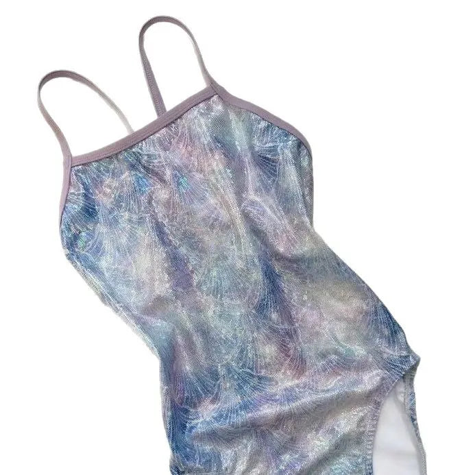 New adient Triangular Racing Swimsuit Women plus Size Swimming Gym Training Profional Sports One-Piece Swimwear