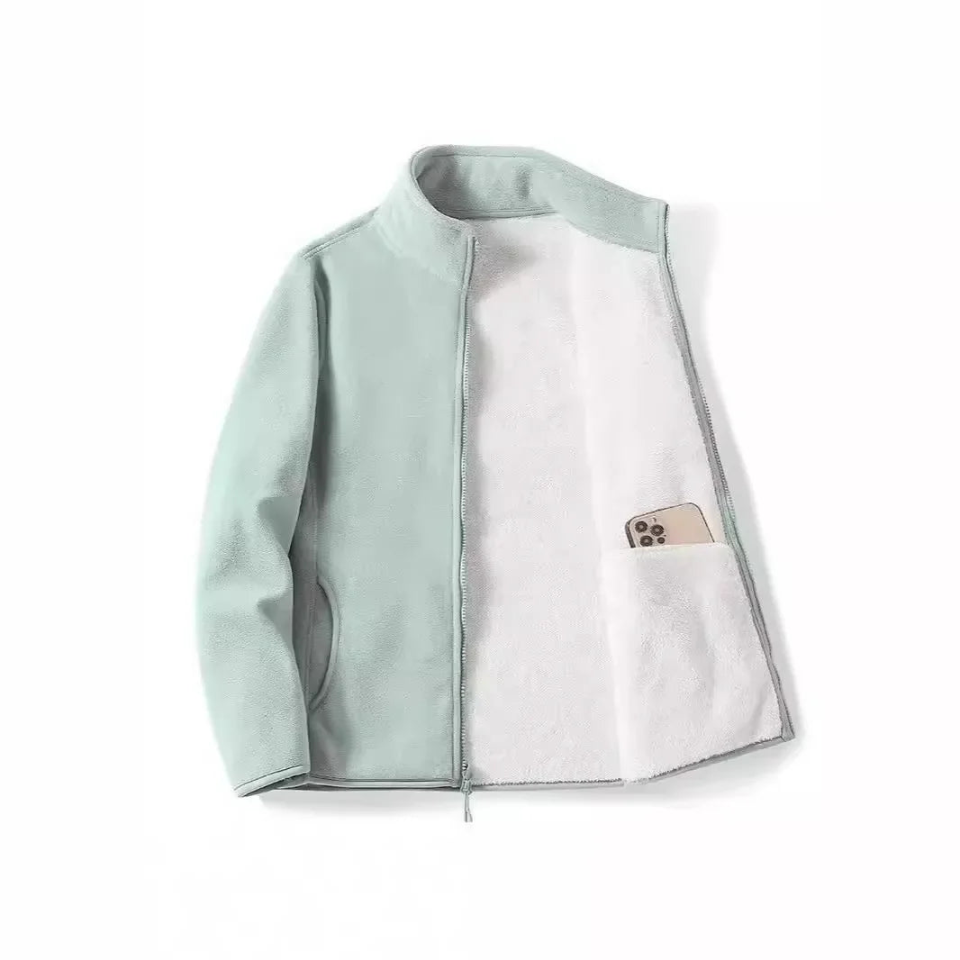 Ladies Double-Sided Fleece Lamb Velvet Jacket Trendy Hot Sale Of The Season Spring Autumn Winter Polyester Fiber Open Cardigan S