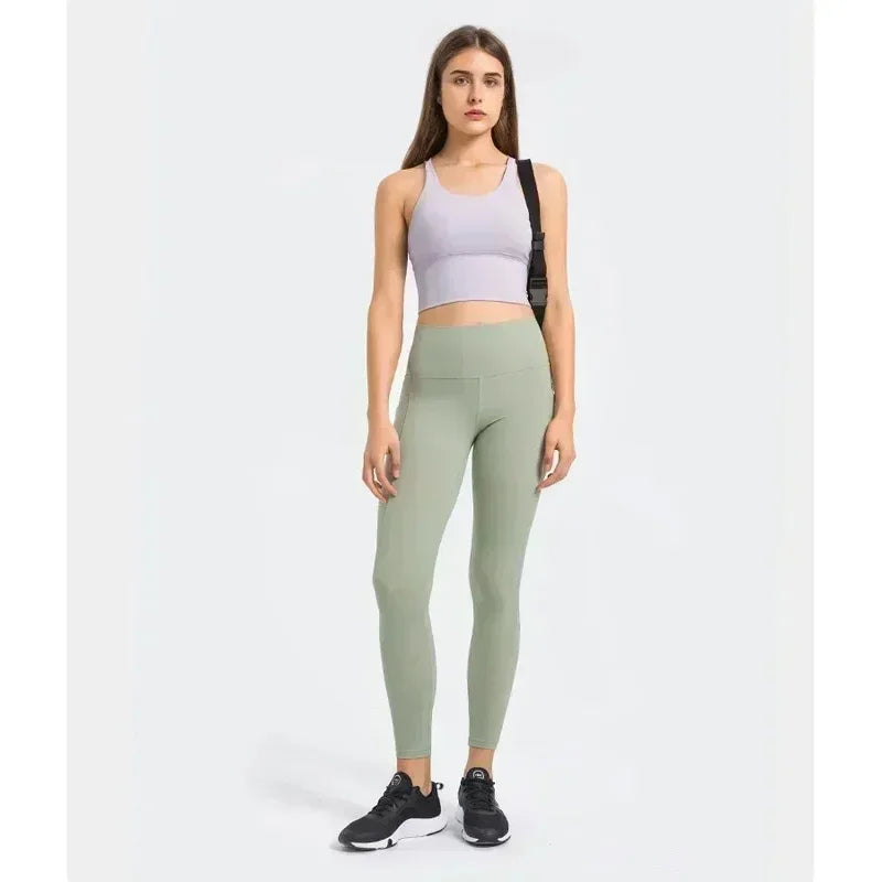 Lemon Women Pants Leggings Soft Yoga Workout Tights Pants Gym Fitness Sport Sweatpants Breathable Quick Dry Seamless Leggings