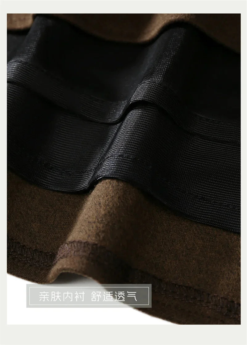 New Spring Autumn Fashion Skirt Women Elegant High Waist Solid Color A-line Casual Midi Skirts Office Lady Women's Clothing