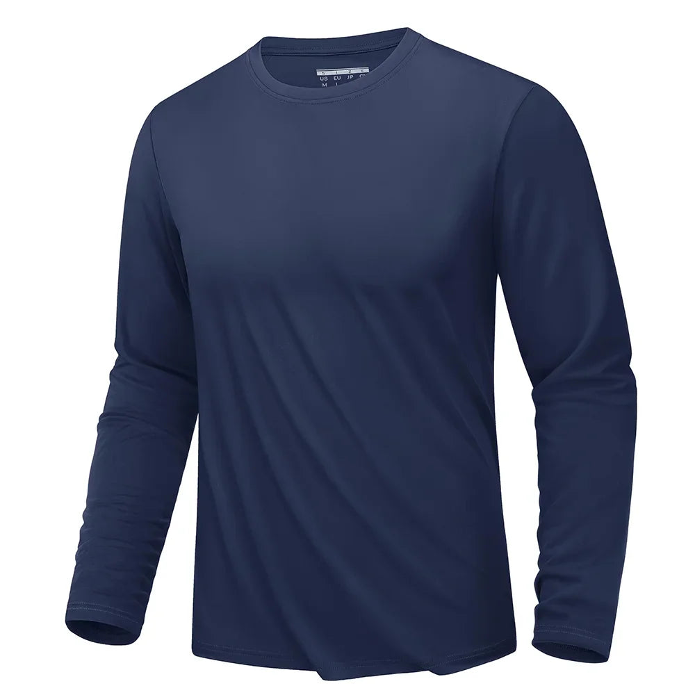 Men's Sun Protection  Summer official-website Long Sleeve Quick Dry Men T Shirts Breathable Hiking Fish Performance Top UV-Proof