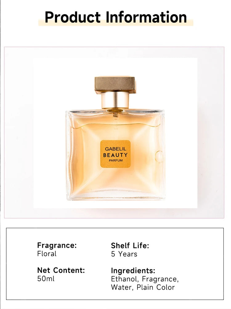 50/100Ml Lady Elegant Perfume Citrus note Fresh Floral Fruity Fragrance Long-Lasting Fragrance Charming Romantic Pheromone Spray