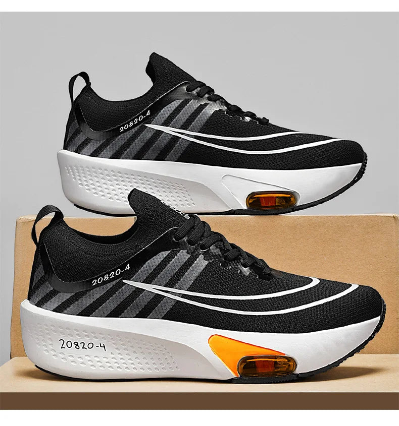 NEW Running Shoe Air Cushion Speciality Marathon Men Sports Breathable Lightweight Women's Comfortable Athletic Nonskid Sneakers