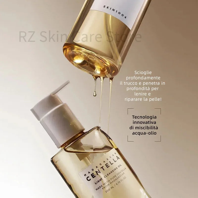 SKIN1004 Madagascar Centella Skincare Original Cleansing Gel Foam Tone Brightening Capsule Ampoule Whitening Serum Toner 3 Set