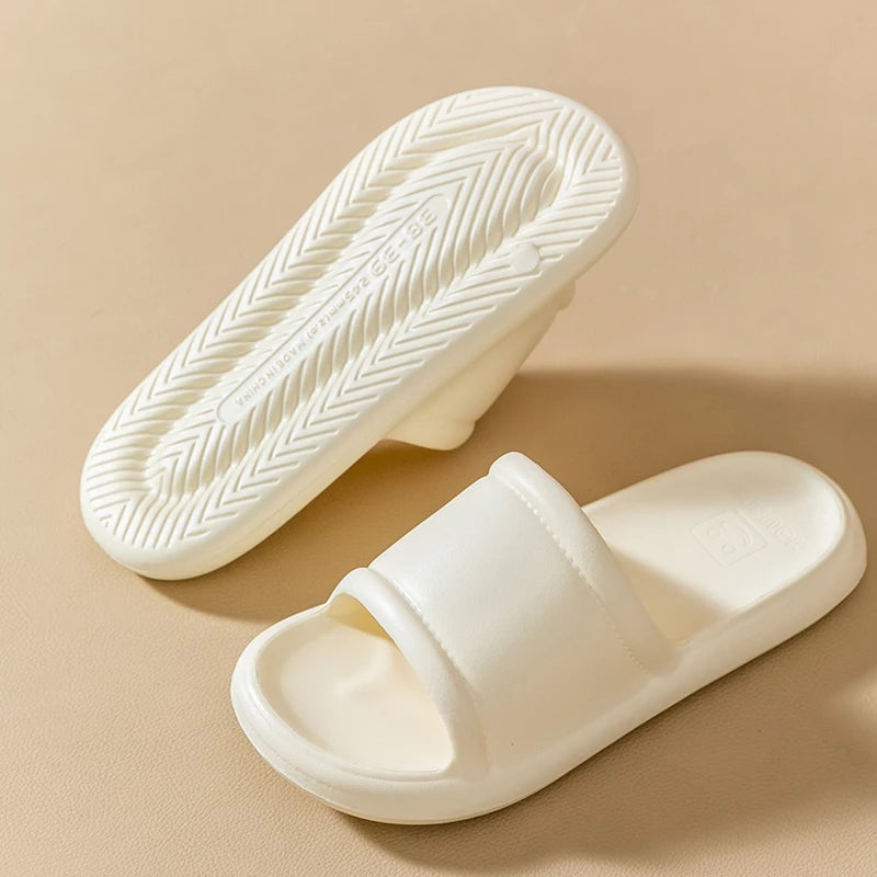 New Men's Slippers EVA Non-slip Bathroom Slipper Soft Comfortable Home Summer Sandal Indoor Bathroom Slippers Male Shower Shoes