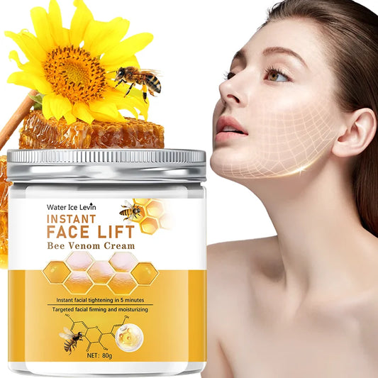 The Pestless Bee Venom Instant Facial Lifting Cream, Moisturizing, Vitamin B3, Hydrating Acid and Honey, Suitable for All Skin Types, Firming, Lifting and Smoothing Skin