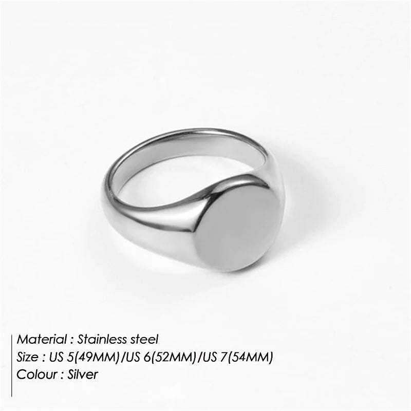 Fashion Ring 316L Stainless Steel Ring Anillo Ringen Mujer Women Rings Bague Couple Matching Jewlery Fashion Gifts Do not fade