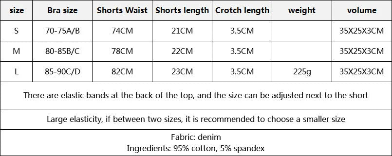 New In Women Beach Sexy Denim Bikini Sets 2025 Nightclub Bar Wear Halter Tops And Mini Hotpants